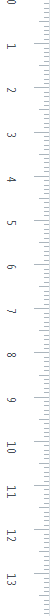 online ruler on left